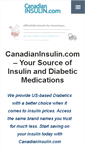 Mobile Screenshot of canadianinsulin.com